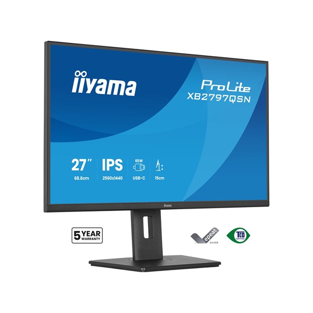 iiyama   27" Monitor - IPS, 75Hz, 1ms, Speakers, HDMI, DP